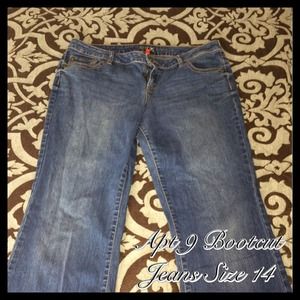 Stone wash jeans size 14