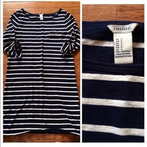 Forever 21 striped tunic dress