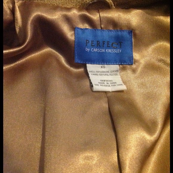 PERFECT by Carson Kressley suede coat - Picture 4 of 4