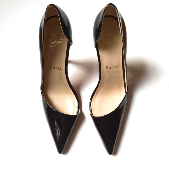 SOLD Christian Louboutin Iriza Black Patent Pumps - Picture 3 of 4