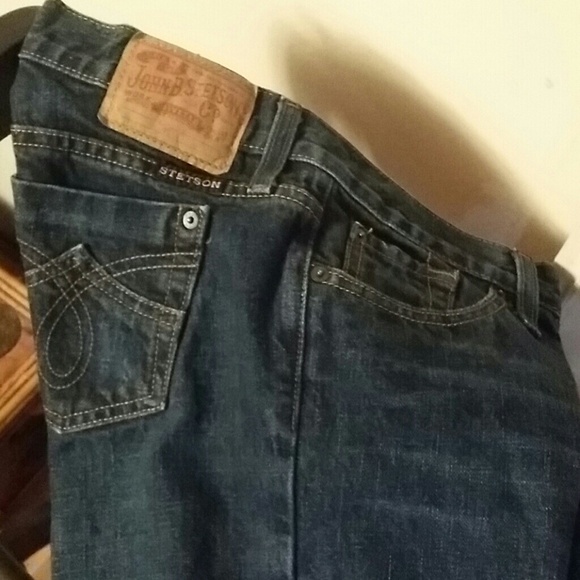 Stetson Whiskey washed 8R no 816 boot cut jeans