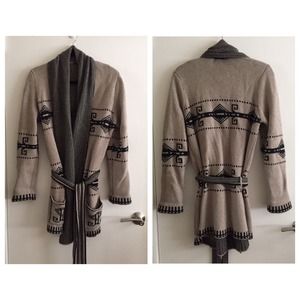 Brandy Melville Tribal Wrap Sweater