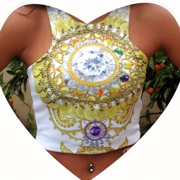 Golden Crop Top 💎