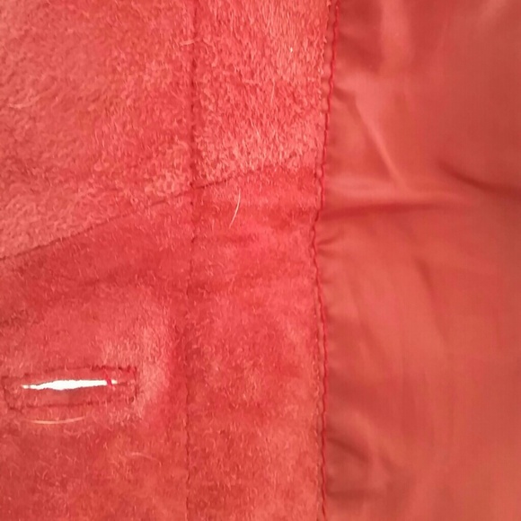 Bernardo 100% Leather Cherry Tomato Jacket - Picture 2 of 4