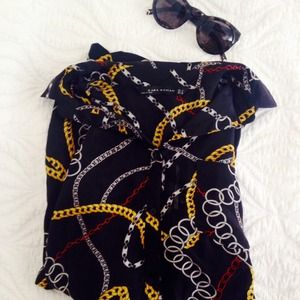 Zara chain blouse