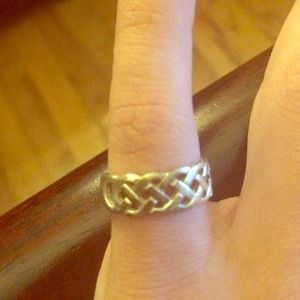 Celtic sterling silver ring