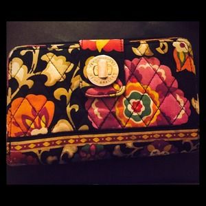 Vera Bradley Turn Lock Wallet
