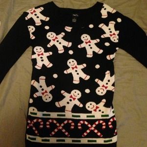 Gingerbread man sweater
