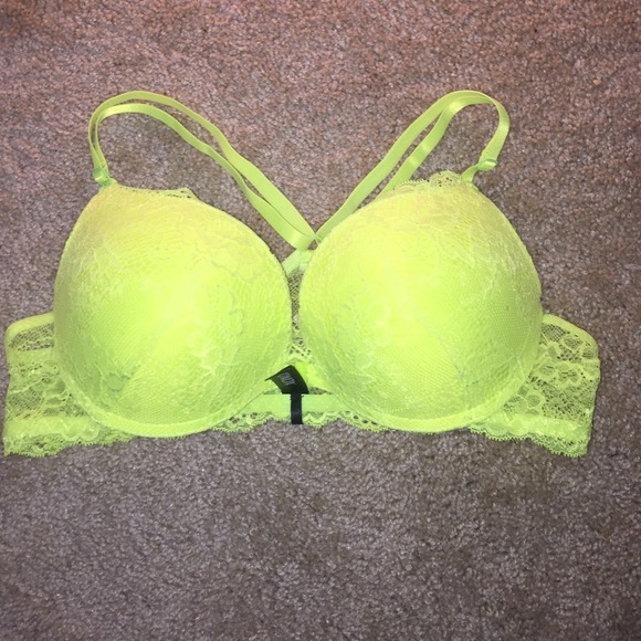 Neon yellow bra