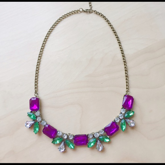 BUNDLED Gem statement necklace