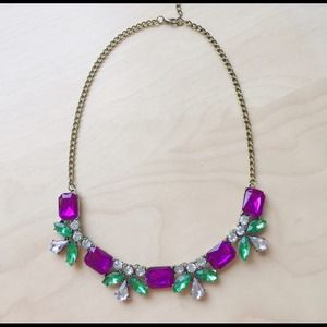 BUNDLED Gem statement necklace