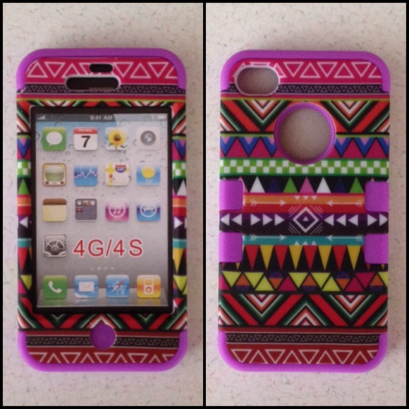 Tribal Print iPhone 4/4S Case. NEW!
