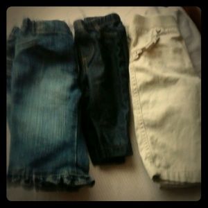 Baby girl pants lot