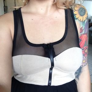 hi-low sheer top dress cute