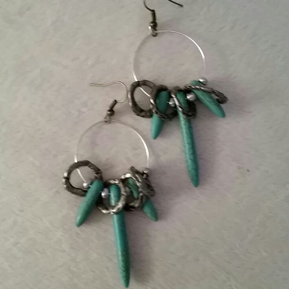 Turquoise earrings - Picture 4 of 4