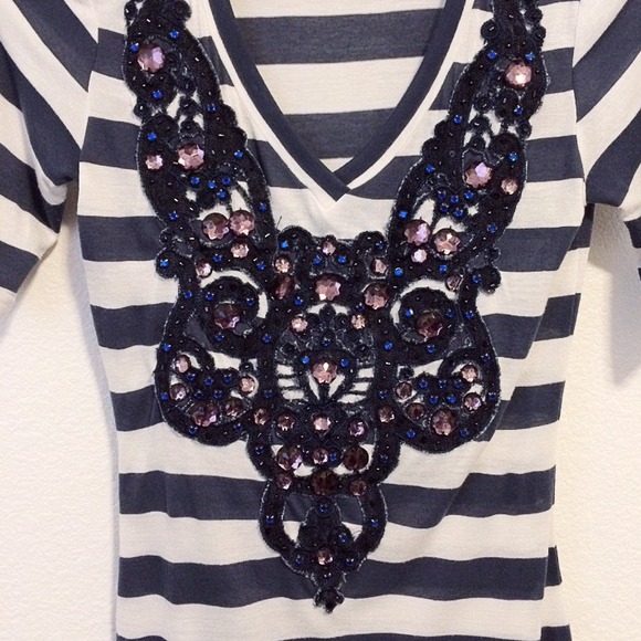 BP Jeweled Stripe Top - Picture 4 of 4