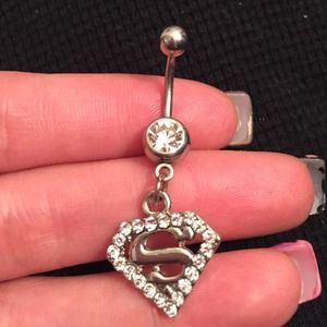 Superman Belly ring