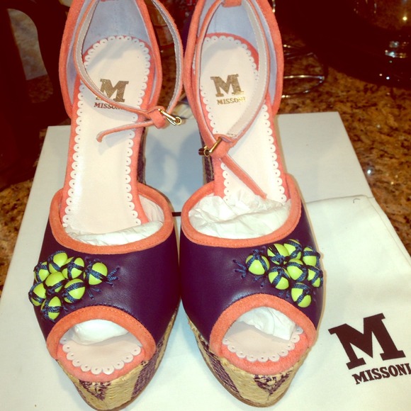 Missoni Purple Wedge