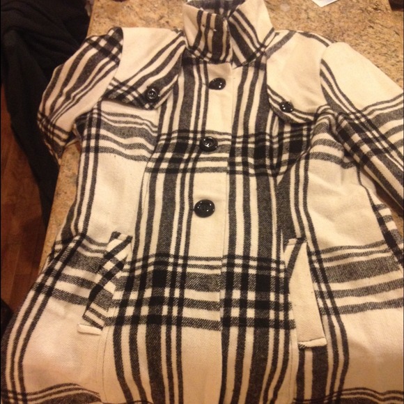 Black and white jacket