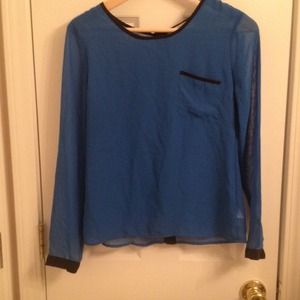 Olive and Oak Button Back Blouse