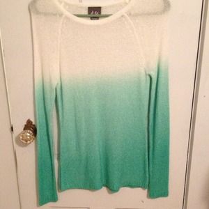 teal ombre sweater