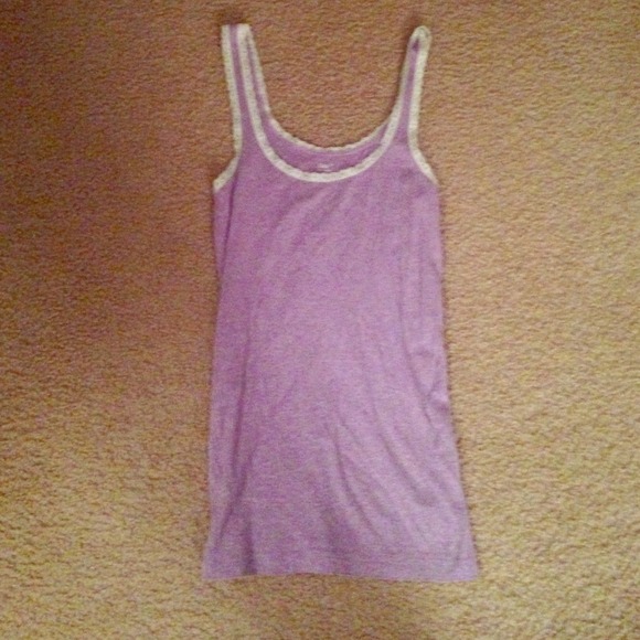 GAP tank with lace trim.