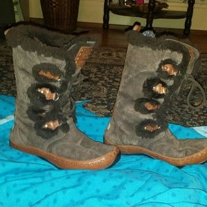 North face boots like new