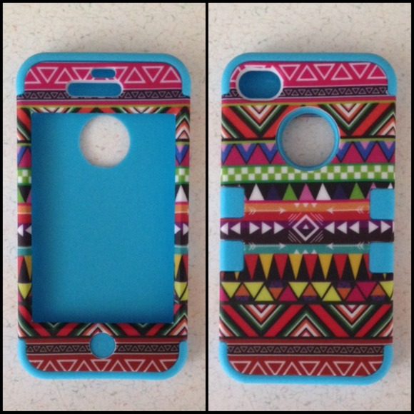 Tribal Print iPhone 4/4S Case. NEW!