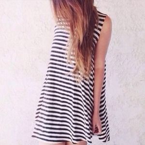 Brandy Melville Striped Alena Dress