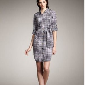 Tory Burch Gingham Shirt Dress