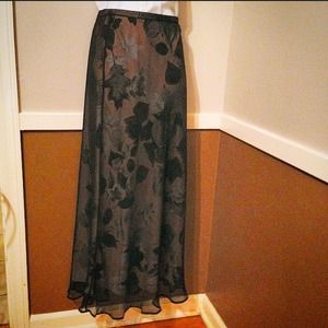 Vintage BCBG Max Azria floor length skirt