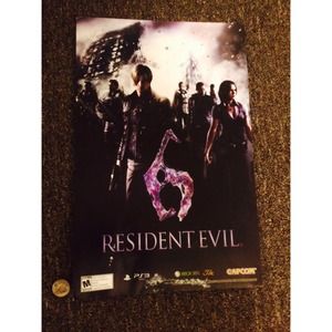 Resident Evil 6 RARE PROMO Display