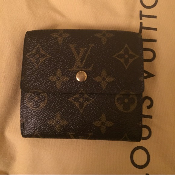 Authentic Louis Vuitton Elise Trifold Wallet