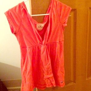 Orange dressy shirt