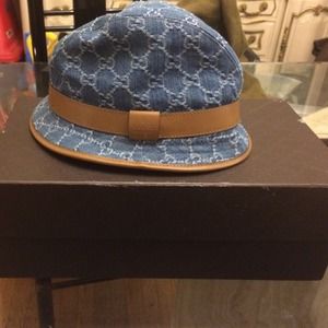 💯 AUTHENTIC GUCCI "LIMITED EDITION" DENIM HAT