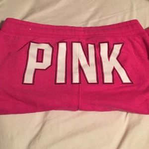 Pink Sweatpants - scrunch bottom