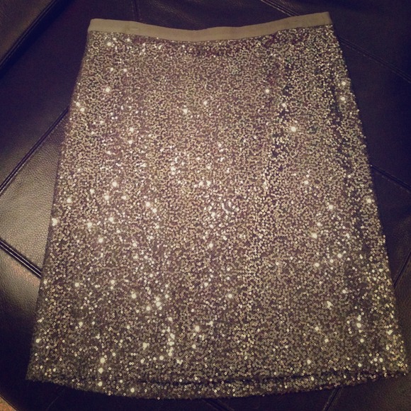 JCREW sequin pencil skirt