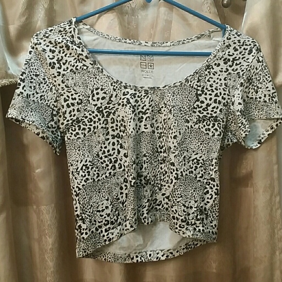 Cheetah crop top