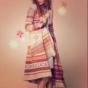 Free People floor length sweater