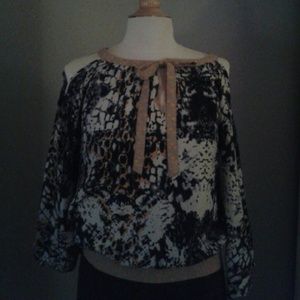 Animal print top