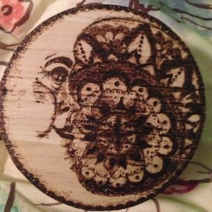Hand made wood burned custom box