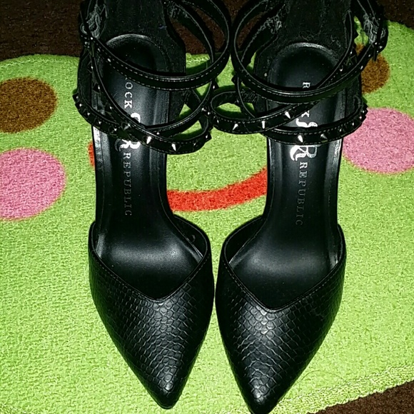 Rock & Republic studs straps heels