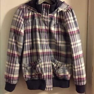 ROXY zip up outerwear.