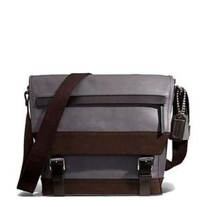 COACH THOMPSON COLORBLOCK LEATHER SMALL MESSENGER