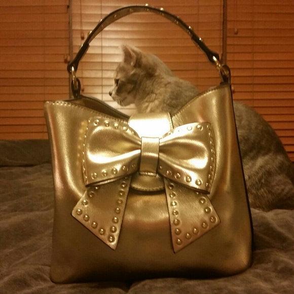 NWOT Betsy Johnson Purse (cat not included)