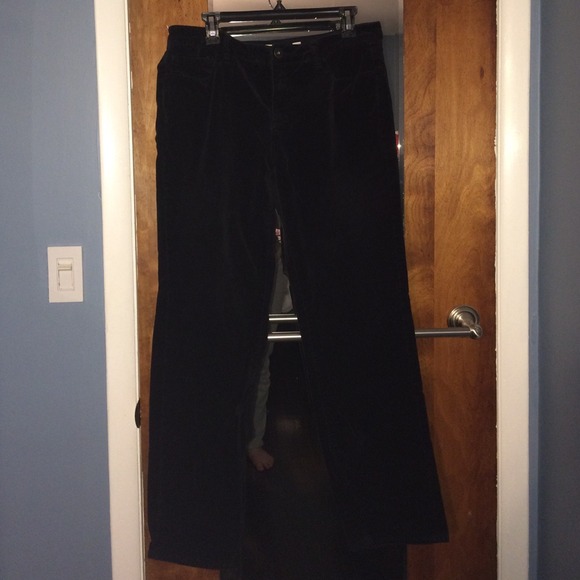 Black corduroy cold water creek jeans