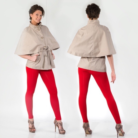 Betsey Johnson Cape Rain Coat