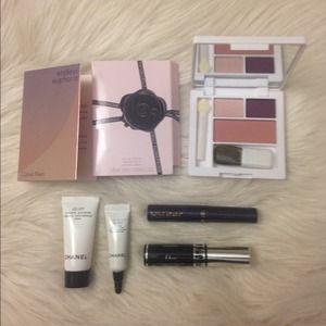 Chanel, Dior, Tarte, Clinique, & fragrance.