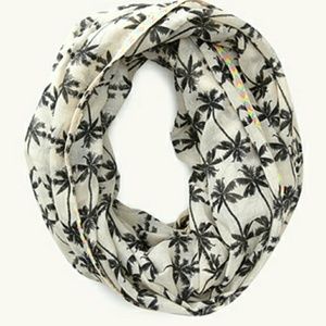 Palm tree infinity scarf