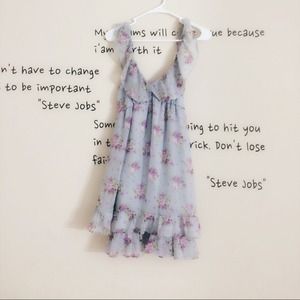 Flower flowy dress
